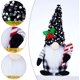 thumbnail image 3 of Adornos navideños de peluche con gnomos, bandeja escalonada con gnomos de peluche, muñecos sin rostro con cuadros de búfalo (2 piezas), 3 of 4