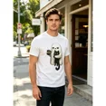 thumbnail image 2 of Ghost Cat Graphic T-Shirt, Funny Halloween Gift for Introverts, Tshirt, 2 of 7