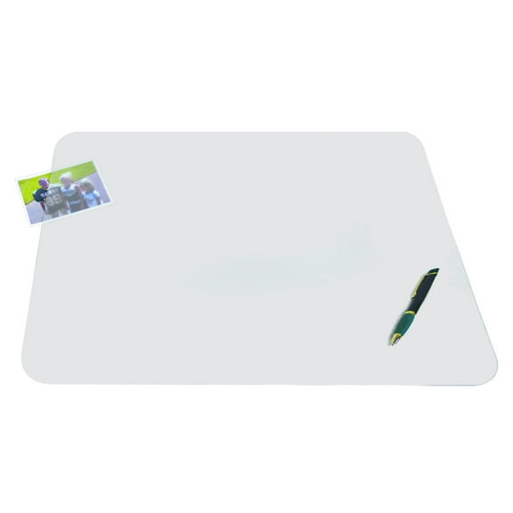 Artistic Antimicrobial Desk Pad, 17" x 22", Frosted