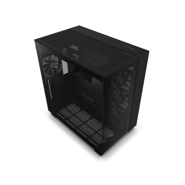 NZXT H9 Flow All Black CM-H91FB-01 - Dual-Chamber Mid-Tower NZXT H9 Flow All Black CM-H91FB-01 - Dual-Chamber Mid-Tower