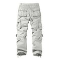 thumbnail image 4 of Matchstick Men's Retro Relaxed Plus Size Cargo Pants with Multi Pockets, 4 of 8