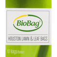 BioBag City Of Houston Compostable Lawn & Leaf Bags, 33 Gallon, 10 Bags