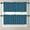 Dark Teal, variant on Primebeau Blackout Rod Pocket Valances - 2 Panels, 52 in x 18 in, Dark Teal