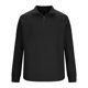 thumbnail image 4 of pstuiky camisas de manga larga para hombre, Camisa informal de color liso con cremallera y manga larga y cuello alto para hombre Tops de hombre m, 4 of 6