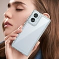 thumbnail image 4 of Case for Moto G85 5G,Moto G85 5G Case,Transparent TPU+PC Acrylic Protective Military Grade  Heavy Duty Protection Phone Case for Motorola Moto G85 5G(Clear), 4 of 16