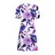thumbnail image 5 of Vestido casual de mujer con hombros descubiertos y mangas cortas con estampado de espalda para adelgazar Fridja  bnh1221, 5 of 5