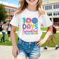 thumbnail image 2 of Boys and Girls Short Sleeve Tops Trendy Casual Boys Shirts Size 7 Printed Loose Fit T-Shirts Basic Cotton Tops Graphic Tees Size 2-3 Years,2-White, 2 of 4