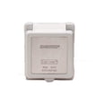 thumbnail image 1 of Marinco 301ELCB Marine Electrical Inlet Replacement Cap and Bezel, 1.1", 4.7",5"., White, 1 of 1