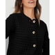 thumbnail image 5 of Suéter Cardigan de Punto para Mujer PRETTYGARDEN Negro XXL, 5 of 6