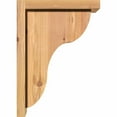 thumbnail image 3 of 7 1/2"W x 10"D x 14"H Carmel Smooth Corbel w/Backplate, Western Red Cedar, 3 of 9