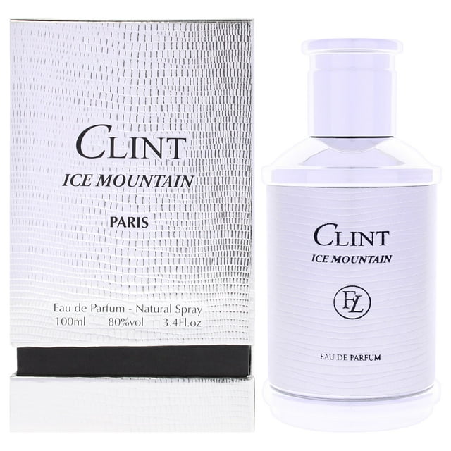 Perfume L'Orientale Fragrances Clint Ice Mountain Eau de Parfum para hombre, 100 ml