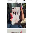 thumbnail image 2 of Personalised Rose Gold Marble Initials Samsung Galaxy S10 5G Case,iPhone 16 Pro, 2 of 4
