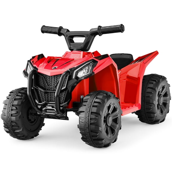 Best Choice Products 6V Kids Ride-On 4-Wheeler Quad ATV Car w/ 1.8mph Max Speed, Treaded Tires - Red