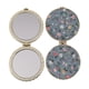 thumbnail image 3 of Espejo de maquillaje pequeño portátil plegable de doble cara con estampado de tela retro artístico de regalo de estilo, 3 of 5