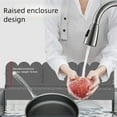 thumbnail image 4 of Flexible Kitchen Splashes Guard Silicone Suction Cup Sink Baffles Customizable Water Containment Solution, 4 of 8