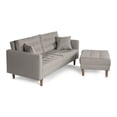 thumbnail image 4 of Sala Modular Sofá Cama Reversible Makora Lino Gris Claro Modelo Jerome, 4 of 9