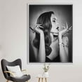thumbnail image 3 of Angelina Jolie, Canvas Home Decor, Wall Art, Large Printed Canvas, Famous Woman Canvas Art, Famous Printed Canvas, Actor Woman Canvas Poster, Canvas Wall Decor - Gold Framed, 3 of 6