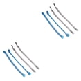 thumbnail image 1 of Toystoory Universal Pigtails Set 4 Kite Kitesurf Kiteboarding Supplies 1000KG Line Gris azul 4 piezas 2piezas, 1 of 6