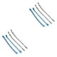 thumbnail image 1 of Toystoory Universal Pigtails Set 4 Kite Kitesurf Kiteboarding Supplies 1000KG Line Gris azul 4 piezas 2piezas, 1 of 6