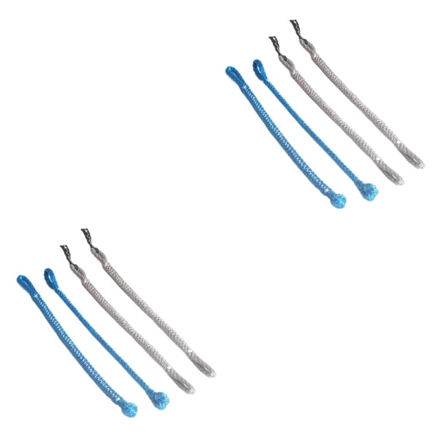 Toystoory Universal Pigtails Set 4 Kite Kitesurf Kiteboarding Supplies 1000KG Line Gris azul 4 piezas 2piezas