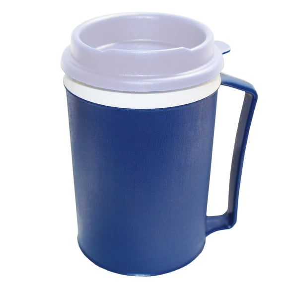 Rehabilitation Advantage 12 fl oz Blue Insulated Plastic Tumbler