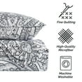 thumbnail image 5 of Southshore Fine Living, Inc. Twin Daybed Comforter Set, 6-Piece Boho Bedding Set, Pure Melody Black, 5 of 9