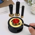 thumbnail image 6 of 3 Pcs Wax Seal Warmer Melting Set Melting Spoon Wax Seal Stamp Handle, 6 of 18