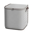 thumbnail image 2 of 180L Foldable Storage Box with Double Zippers, Large Capacity Clothes Storage Container with Handle, Travel Bag Quilts Storage Basket for Clothes Quilts Blankets, 2 of 6
