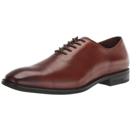 Kenneth Cole New York Leather Shoes for Men (Ticketpod Lace Up), Cognac ...
