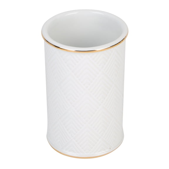 EllE Home Embossed Ceramic Tumbler