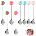 thumbnail image 2 of Yuarrent Cucharas de postre livianas y portátiles, almacenamiento conveniente para viajes o en casa, fáciles de limpiar, elegantes Mostrada, 2 of 6