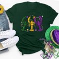 thumbnail image 5 of PMUYBHF Mode pour Femmes Hauts Décontractés Manches Courtes Col Rond T-Shirt Imprimé Ample 2971 L, 5 of 5