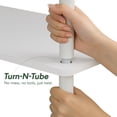 thumbnail image 4 of Furinno TURN-N-TUBE 6 Open Shelf Entertainment Center for TV up to 32 Inch White, 4 of 6