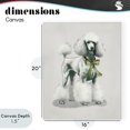 thumbnail image 4 of Stupell Industries Transitional Graceful Poodle & Ribbon Canvas Art, 16 x 20, by Elizabeth Medley, 4 of 8