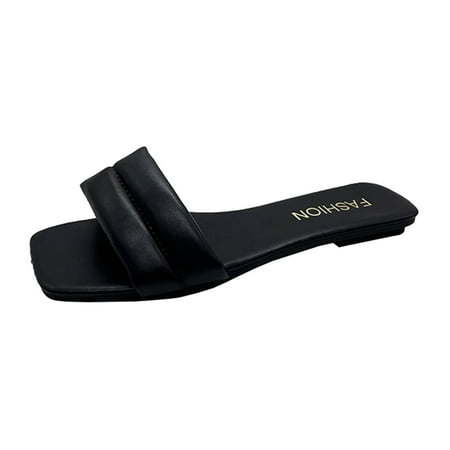 

SEMIMAY Fashion Womens Breathable Lace Up Shoes Casual Sandals Black