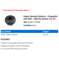thumbnail image 2 of Engine Harmonic Balancer - Compatible with 2003 - 2006 Kia Sorento 3.5L V6 2004 2005, 2 of 2