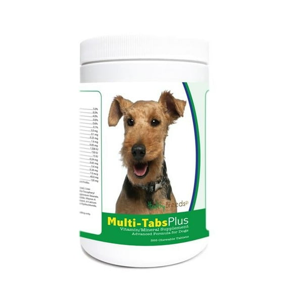 Healthy Breeds 840235176558 Welsh Terrier Multi-Tabs Plus Chewable Tablets - 365 Count