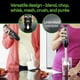 thumbnail image 5 of Braun MQ505 Portable Immersion Hand Blender,Powerful 350W Stick Blender,Dual Speed,Whisk,Beaker,Soup,Baby Food,Mixer,Hummus,Egg Beater,Smoothies, 5 of 5