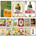 thumbnail image 2 of Carteles decorativos de cerveza clásica, placa de metal, póster vintage para cocina, pared, pub, bar, hogar, restaurante, arte, decoración de cueva de hombre YL005, 2 of 4
