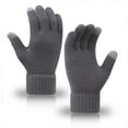 thumbnail image 2 of Winter Warm Knit Gloves Unisex Touch Screen Gloves for Men Women Thermal Gloves Outdoor Daily Cold Weather Gloves, 2 of 6