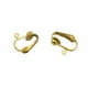 thumbnail image 3 of Clips Chapados en Oro perfecl 12 Piezas 6 Pares Clip en convertidor de pendientes, 3 of 8