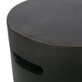 thumbnail image 6 of GDF Studio Woodrise Outdoor Lightweight Concrete Side Table, Antique Copper, 6 of 7