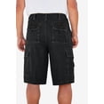 thumbnail image 3 of Boulder Creek By Kingsize Men's Big & Tall  12" Side Elastic Denim Cargo Shorts, 3 of 6