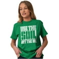 thumbnail image 4 of Use The Soil Not The Oil Earth Day Plus Size Crewneck Graphic Tee Shirt Brisco Brands 4X, 4 of 5