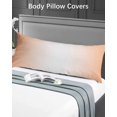 thumbnail image 5 of LightSalmon Ombre Body Pillow Covers, Modern Gradient Abstract Art Soft Bed Throw Pillowcases Breathable Cooling Long Lumbar Body Pillow Sham Cover for Bed Sofa 20''x54'', 5 of 7