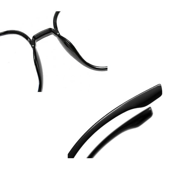 Anteojos De Polígono Anteojos Tendencia De Bloqueo De Luz Azul Polígono Gafas Transparentes Ligeras Para Hombres Mujeres Negro