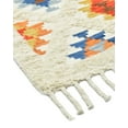 thumbnail image 4 of Handmade Bohemian Shaggy Moroccan Southwestern Area Rug Ivory 9' 0" x 12' 0", 4 of 9