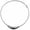 Silver, variant on Stainless Steel Chain Style Statement Collar Necklace