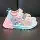 thumbnail image 3 of Disney Sandalias de verano para niña, zapatos de playa con suela de arcoíris a la moda, calzado deportivo informal para niños, zapatos de princesa Elsa para verano, 3 of 4