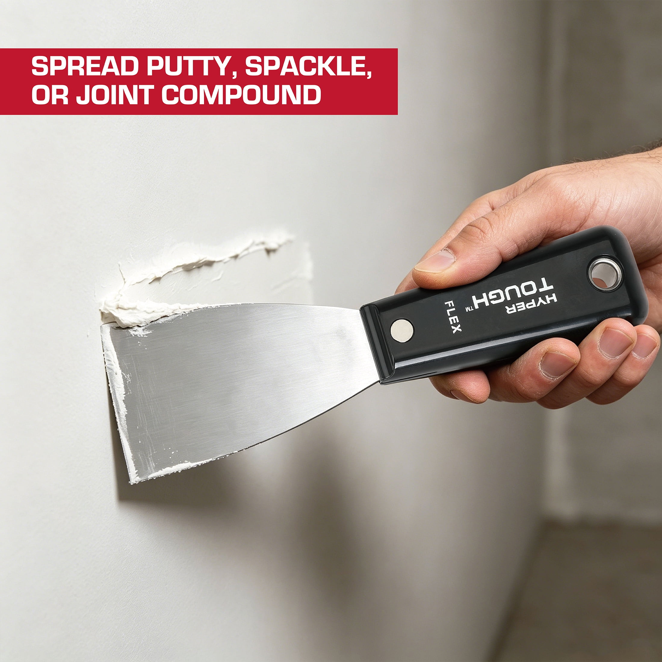 Hyper Tough 4 Piece Putty Knife Set